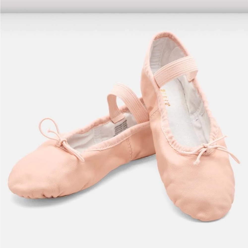 Bloch Childrens Dansoft Leather Ballet Shoes Width B - Picture 3 of 9